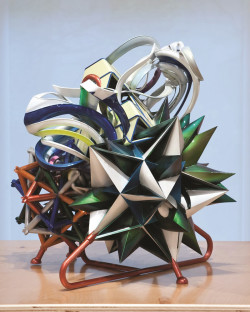 Frank Stella, K. 162 (2011), epoxy resin, lacquer. 22 x 22 x 24 inches (55.9 x 55.9 x 55.9 cm). Courtesy of FreedmanArt, New York. Photo: © 2013 Frank Stella / Artists Rights Society (ARS). On view in “Out of Hand: Materializing the Postdigital” through June 1.
